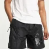 Lacoste X Minecraft Shorts In Black For Men