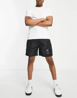 Lacoste X Minecraft Shorts In Black For Men -Clothes Fashion Store 202097339 3