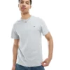 Lacoste T-shirt With Croc In Grey For Men