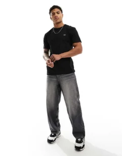 Lacoste T-shirt With Croc In Black For Men -Clothes Fashion Store 202652881 4