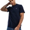 Lacoste T-shirt With Croc In Navy For Men