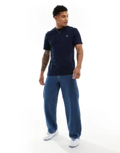 Lacoste T-shirt With Croc In Navy For Men -Clothes Fashion Store 202652902 4