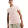 Lacoste Logo T-shirt In Light Pink For Men