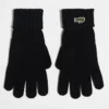 Lacoste Essentials Wool Gloves In Black For Unisex