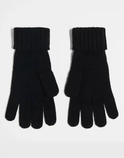 Lacoste Essentials Wool Gloves In Black For Unisex -Clothes Fashion Store 205112407 3