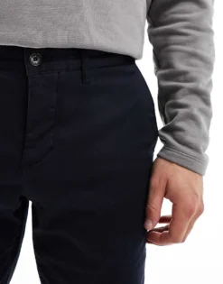 Lacoste Slim Fit Chino Short In Navy For Men -Clothes Fashion Store 205784330 3