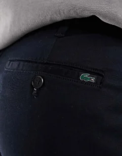 Lacoste Slim Fit Chino Short In Navy For Men -Clothes Fashion Store 205784330 4