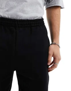 Lacoste Jersey Logo Shorts In Black For Men -Clothes Fashion Store 205784465 5