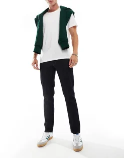 Lacoste Mid Blue Jeans In Blue For Men