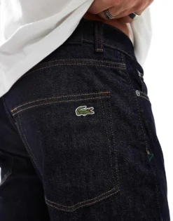 Lacoste Mid Blue Jeans In Blue For Men -Clothes Fashion Store 206317759 3