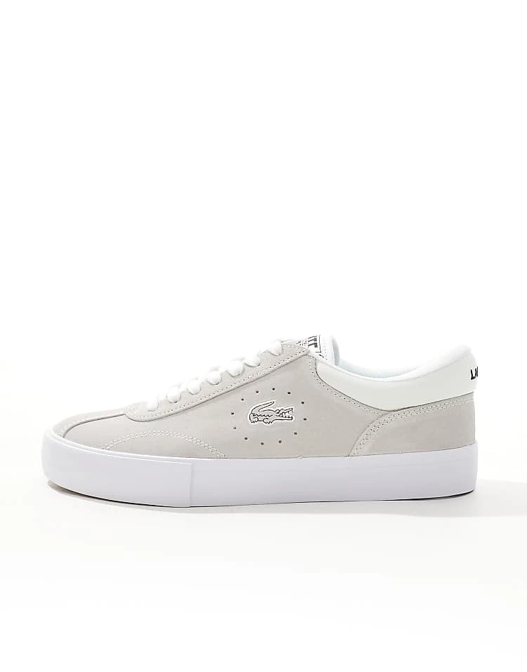Lacoste Trackserve 223 1 Sma Trainers In Neutral For Men Stone 2 Lacoste Trackserve 223 1 Sma Trainers In Neutral For Men Stone - Image 2