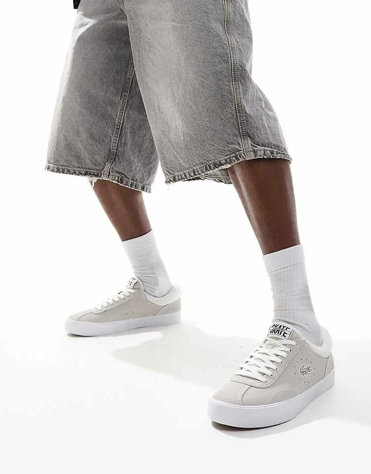 Lacoste Trackserve 223 1 Sma Trainers In Neutral For Men Stone 4 Lacoste Trackserve 223 1 Sma Trainers In Neutral For Men Stone - Image 4