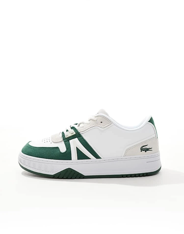 Lacoste L001 124 6 Sma Trainers In Green For Men 2 Lacoste L001 124 6 Sma Trainers In Green For Men - Image 2