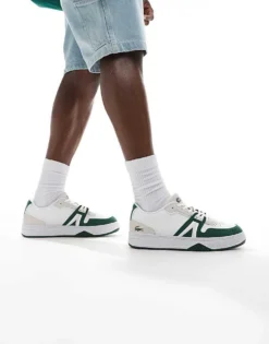 Lacoste L001 124 6 Sma Trainers In Green For Men 10 Lacoste L001 124 6 Sma Trainers In Green For Men -Clothes Fashion Store 206761979 5