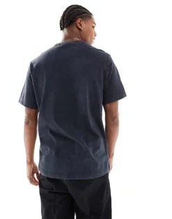 Lacoste Unisex Logo T-shirt In Washed Black For Unisex -Clothes Fashion Store 206989359 3