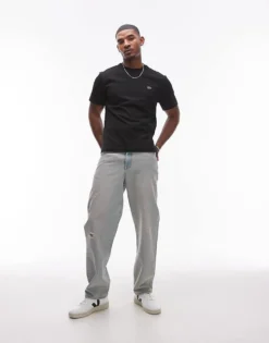 Lacoste Logo T-shirt In Black For Men -Clothes Fashion Store 206989360 3