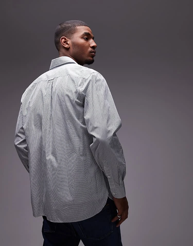 Lacoste Logo Stripe Long Sleeve Shirt In Green For Men Mid Green 4 Lacoste Logo Stripe Long Sleeve Shirt In Green For Men Mid Green - Image 4