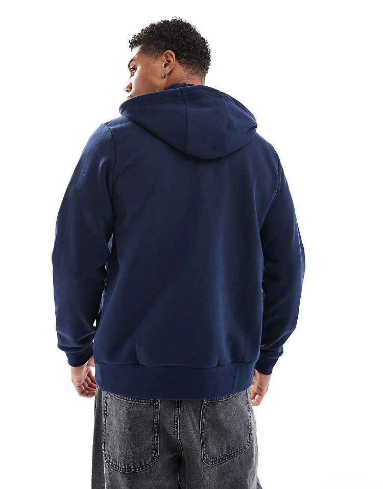 Lacoste Zip Hoodie Colour Block In Navy For Men 4 Lacoste Zip Hoodie Colour Block In Navy For Men - Image 4
