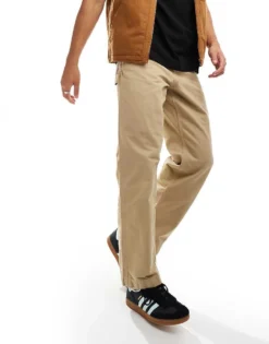 Lacoste Cargo Trousers In Beige For Men