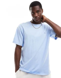 Lacoste Logo T-shirt In Washed Blue For Men Mid Blue 9 Lacoste Logo T-shirt In Washed Blue For Men Mid Blue -Clothes Fashion Store 206989706 1 midblue 1