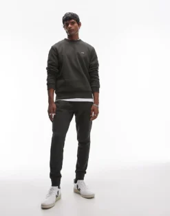 Lacoste Logo Slim Sweatpants In Kahki For Men Khaki -Clothes Fashion Store 206989785 1 khaki 1