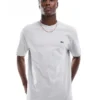 Lacoste Logo T-shirt In Grey For Men