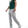 Lacoste Logo Sweatpants In Grey For Men
