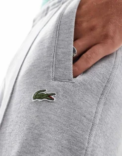 Lacoste Logo Sweatpants In Grey For Men -Clothes Fashion Store 206989915 3