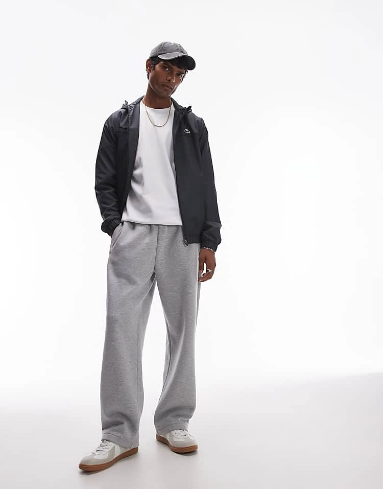 Lacoste Performance Zip Up Quilted Jacket In Black For Men 4 Lacoste Performance Zip Up Quilted Jacket In Black For Men - Image 4