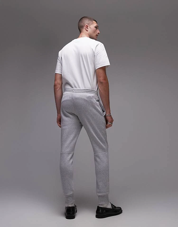 Lacoste Logo Slim Sweatpants In Grey For Men 5 Lacoste Logo Slim Sweatpants In Grey For Men - Image 5