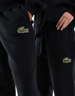 Lacoste Unisex Logo Sweatpants In Black For Unisex -Clothes Fashion Store 206990053 3