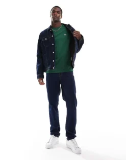 Lacoste Logo T-shirt In Green For Men Mid Green -Clothes Fashion Store 206990088 3