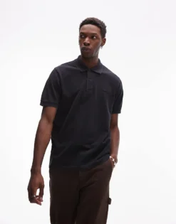 Lacoste Polo Shirt In Washed Black For Men -Clothes Fashion Store 206990108 1 black 1