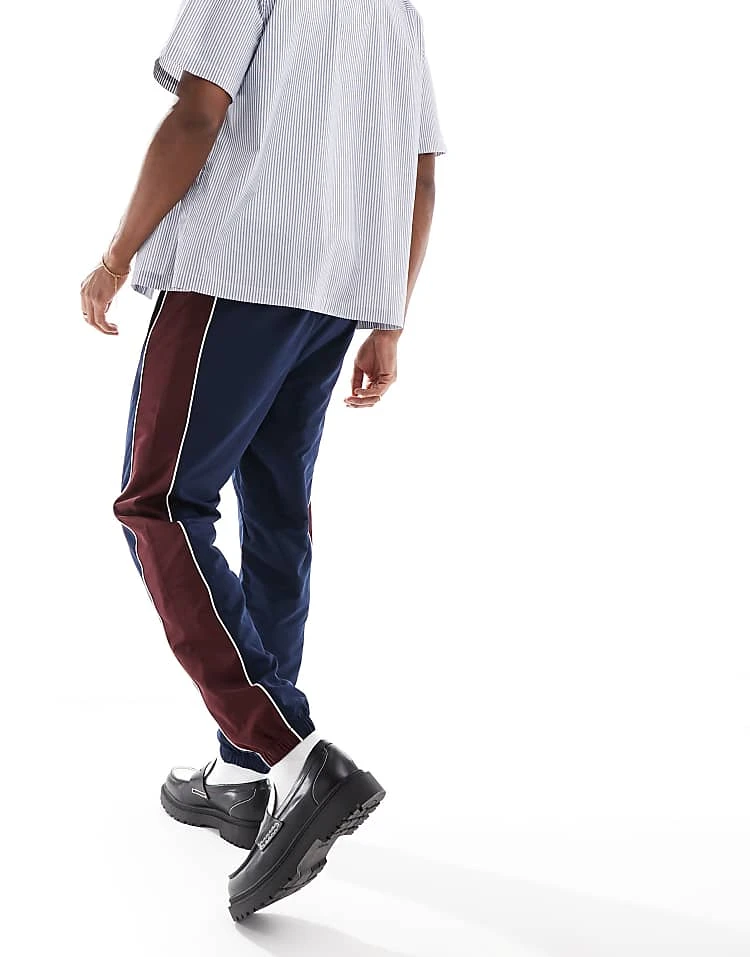 Lacoste Colour Block Sweatpants In Navy For Men 5 Lacoste Colour Block Sweatpants In Navy For Men - Image 5