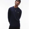 Lacoste Knit Jumper In Navy For Men