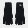 Lacoste Knit Gloves In Black For Men