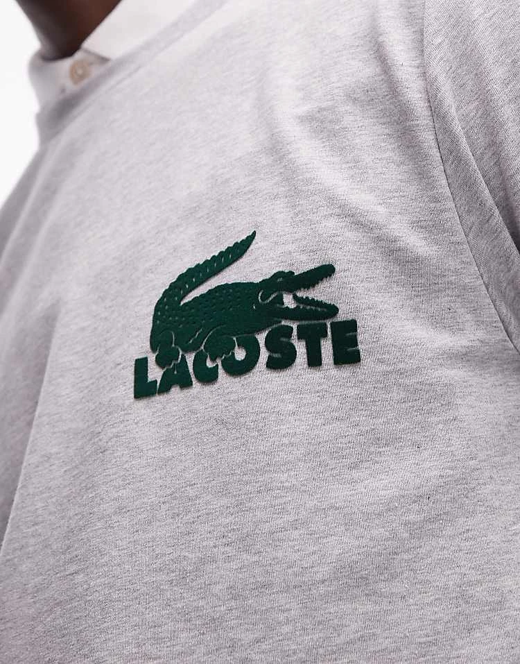 Lacoste Loungewear Sweatshirt In Grey For Men 3 Lacoste Loungewear Sweatshirt In Grey For Men - Image 3