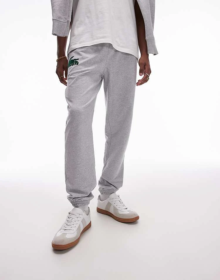 Lacoste Loungewear Sweatpants In Grey For Men 1 Lacoste Loungewear Sweatpants In Grey For Men