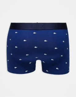 Lacoste Pack Of 3 Logo Trunks In Grey For Men -Clothes Fashion Store 207023637 3