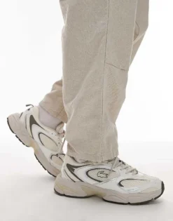 Lacoste Storm 96 2K Trainer In Off White/khaki For Men