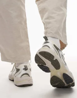 Lacoste Storm 96 2K Trainer In Off White/khaki For Men 9 Lacoste Storm 96 2K Trainer In Off White/khaki For Men -Clothes Fashion Store 207091283 4