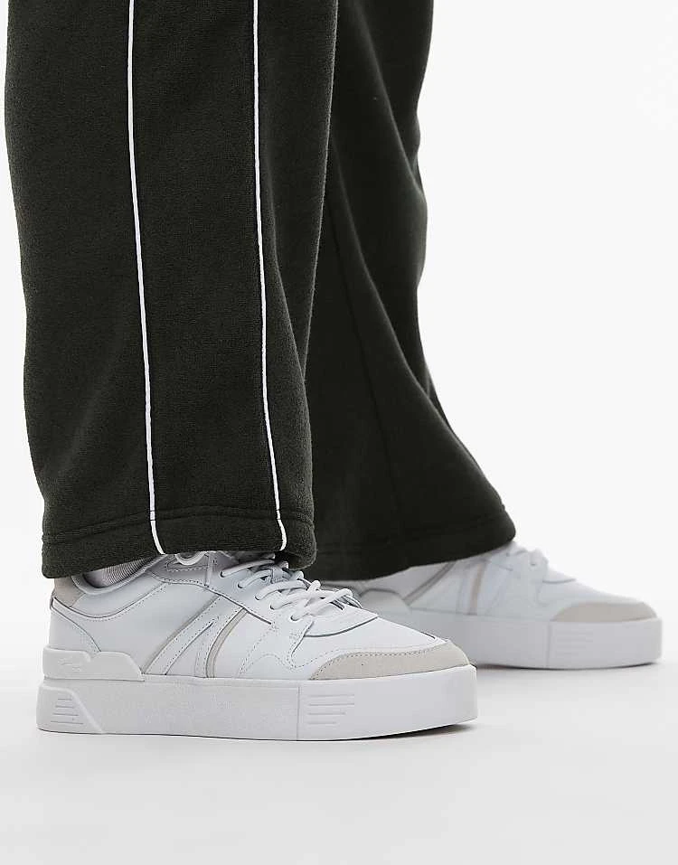 Lacoste L002 EVO Trainer In White For Men 6 Lacoste L002 EVO Trainer In White For Men - Image 6