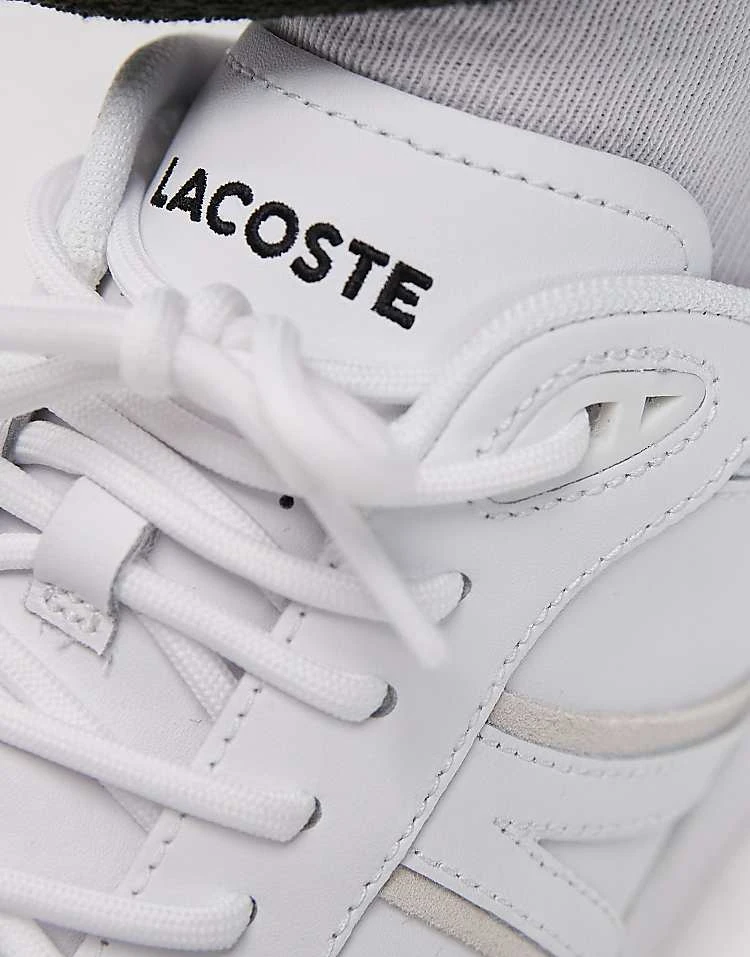 Lacoste L002 EVO Trainer In White For Men 4 Lacoste L002 EVO Trainer In White For Men - Image 4
