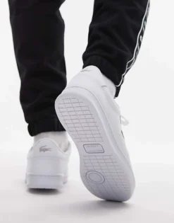 Lacoste Carnaby Trainer In White For Men 8 Lacoste Carnaby Trainer In White For Men -Clothes Fashion Store 207091299 3