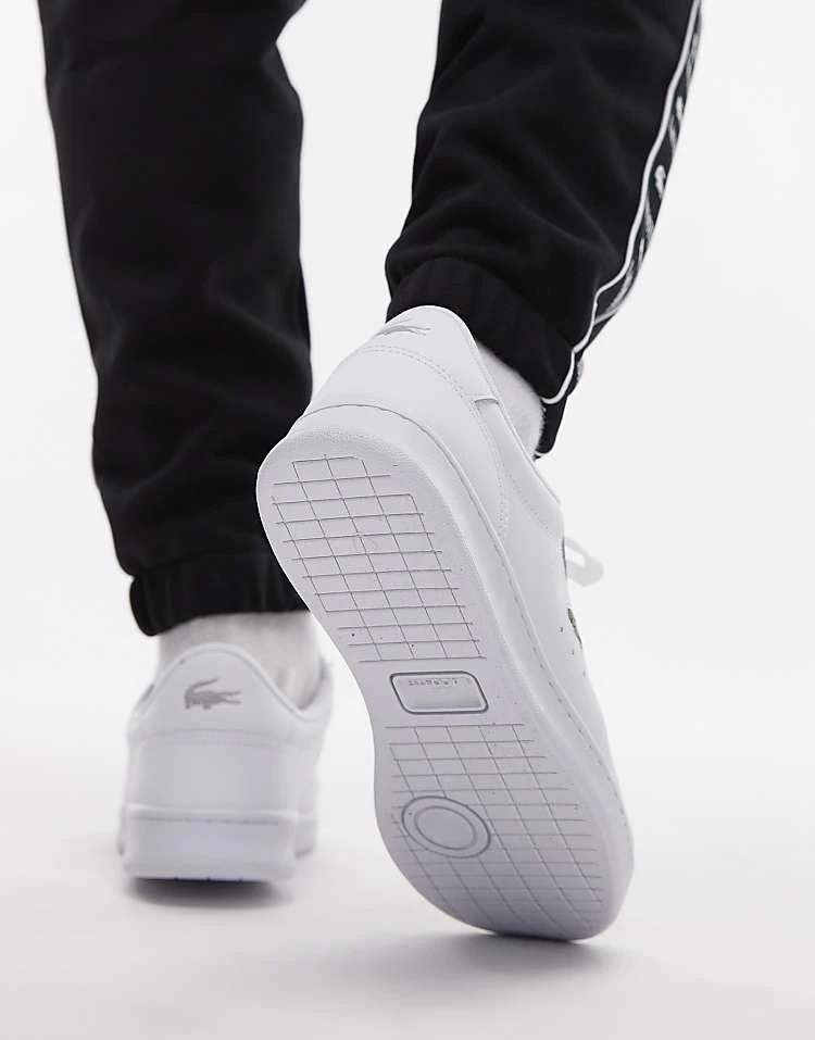 Lacoste Carnaby Trainer In White For Men 3 Lacoste Carnaby Trainer In White For Men - Image 3