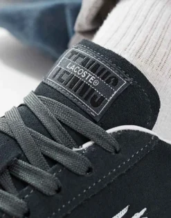 Lacoste Baseshot Trainer 224 In Off Dark Grey Suede For Men -Clothes Fashion Store 207091408 3