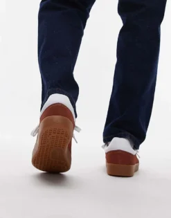 Lacoste Baseshot Trainer 224 In Off Brown Suede For Men -Clothes Fashion Store 207091426 3