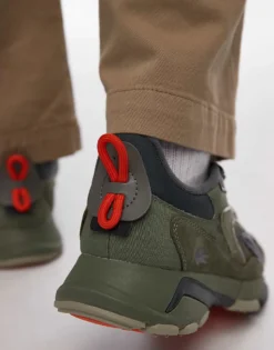 Lacoste L001 Neo Tech Trainer In Khaki For Men Green 8 Lacoste L001 Neo Tech Trainer In Khaki For Men Green -Clothes Fashion Store 207091444 3