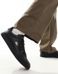 Lacoste Lerond Pro Trainer In Black For Men -Clothes Fashion Store 207091504 3