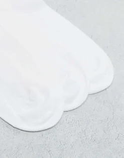 Lacoste Pack Of 3 Sports Socks In White For Men -Clothes Fashion Store 207326684 3